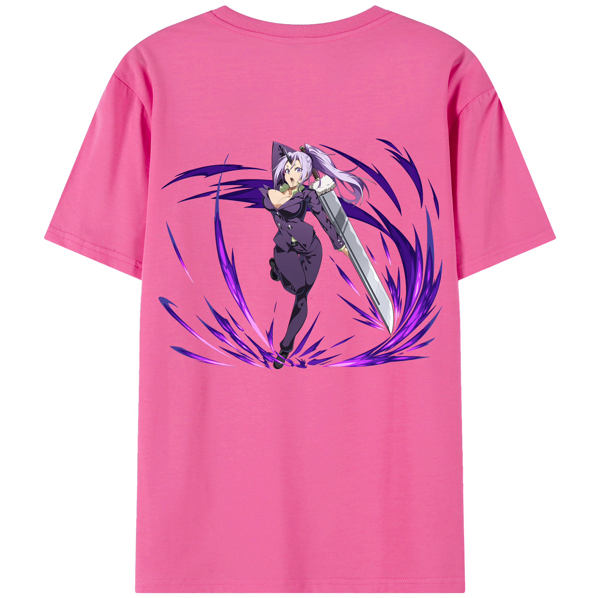 （画像用） 転スラ Regarding Reincarnated to Slime レディース半袖Tシャツ(バックプリント)